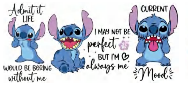 STITCH ADMIT IT WOULD BE BORING WITHOUT ME