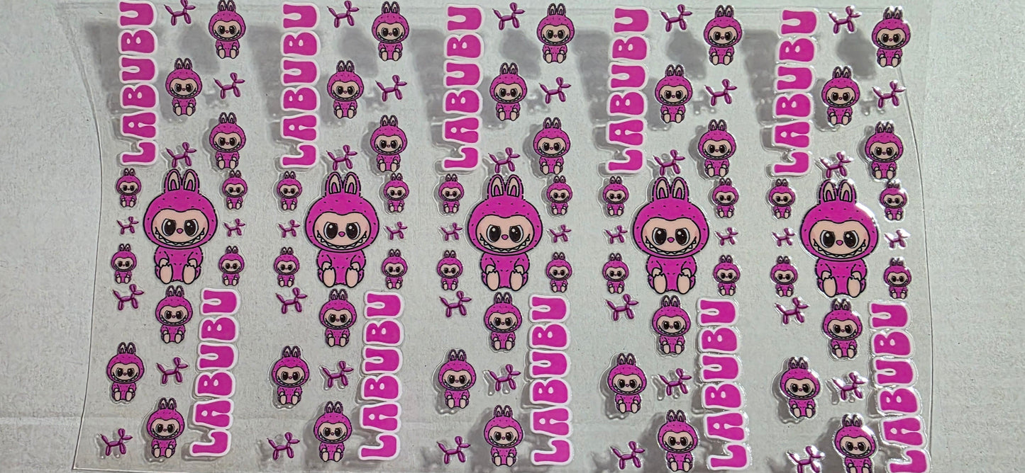 PINK LABUBU PEN DECAL