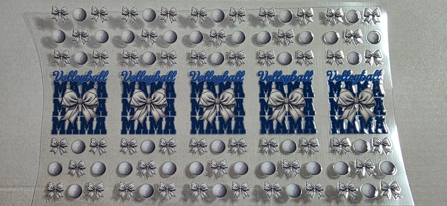 VOLLEYBALL MOM PEN DECAL
