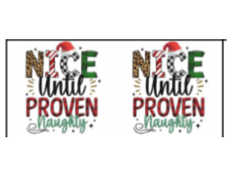 NICE UNTIL PROVEN NAUGHTY