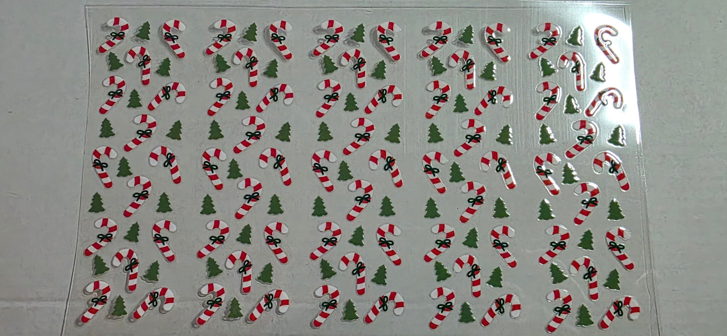 CANDY CANES PEN DECALS