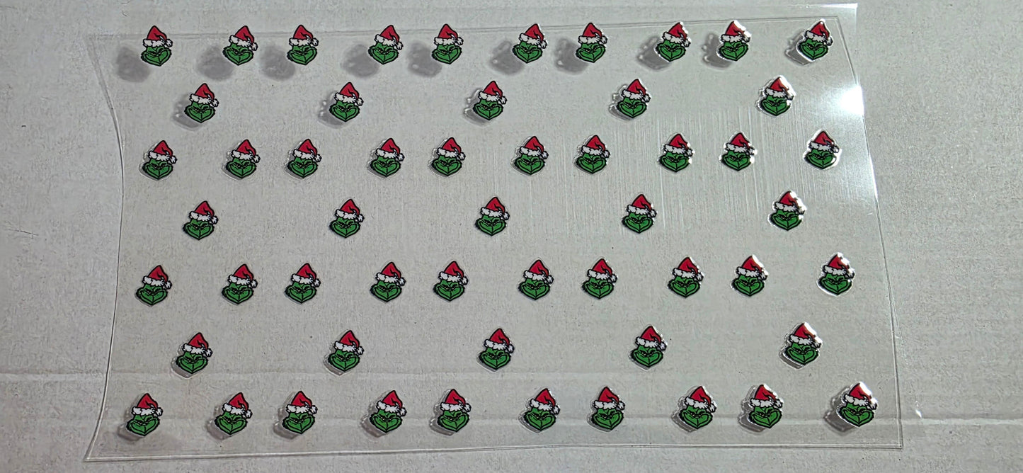 MINI GRINCH PEN DECAL