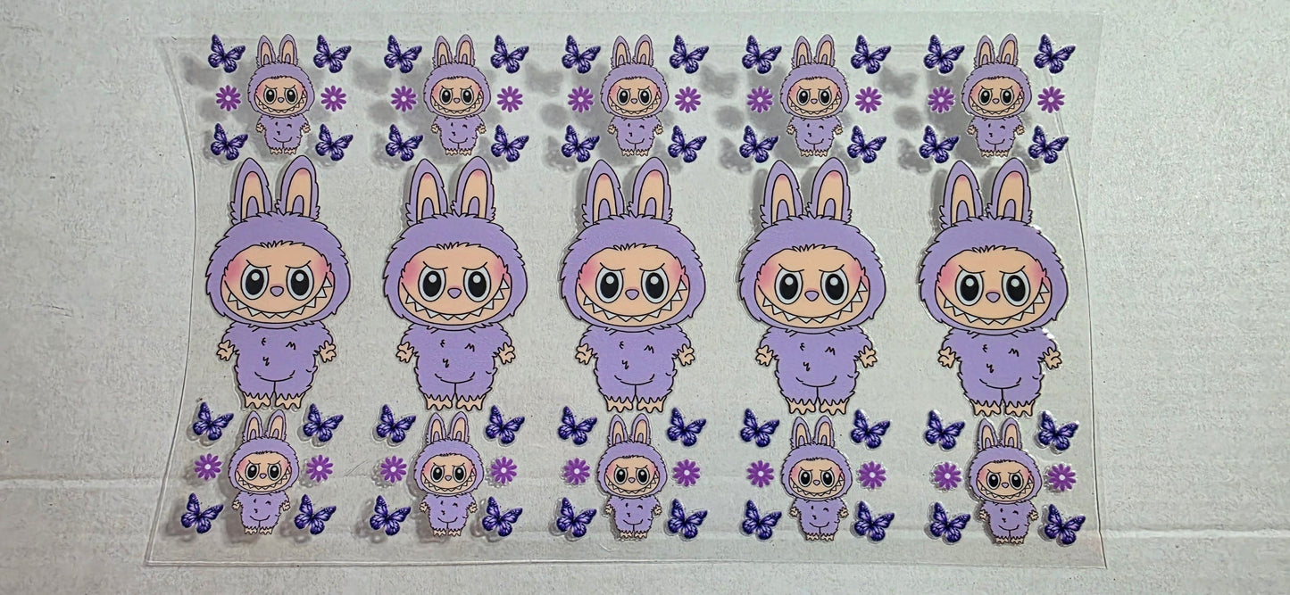 PURPLE LABUBU PEN DECAL