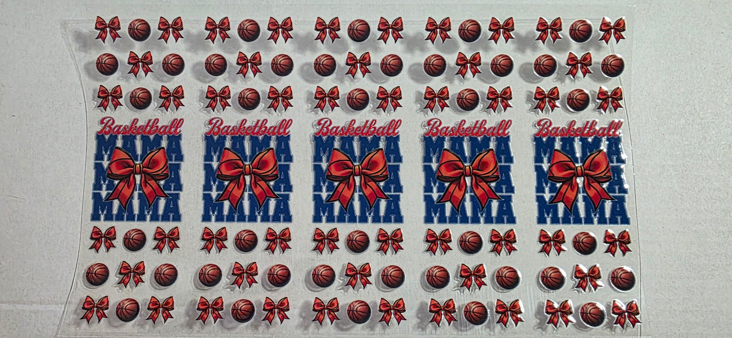 BASKETBALL MOM PEN DECAL