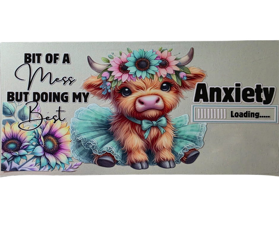 HIGHLAND COW BIT OF A MESS BUT DOING MY BEST