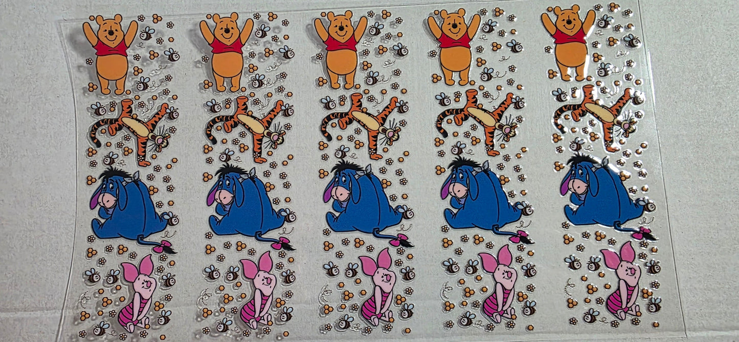 POOH & FRIENDS PEN DECAL