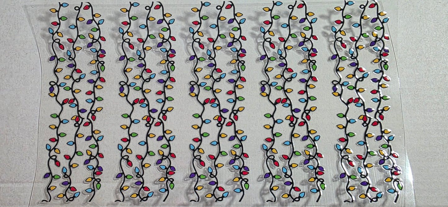 CHRISTMAS LIGHTS PEN DECALS