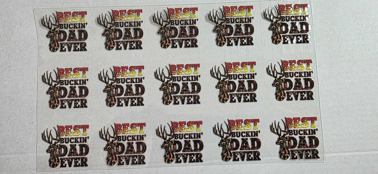 BEST BUCKING DAD PEN DECAL