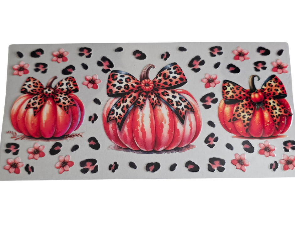 FALL PUMPKINS WITH BOWS