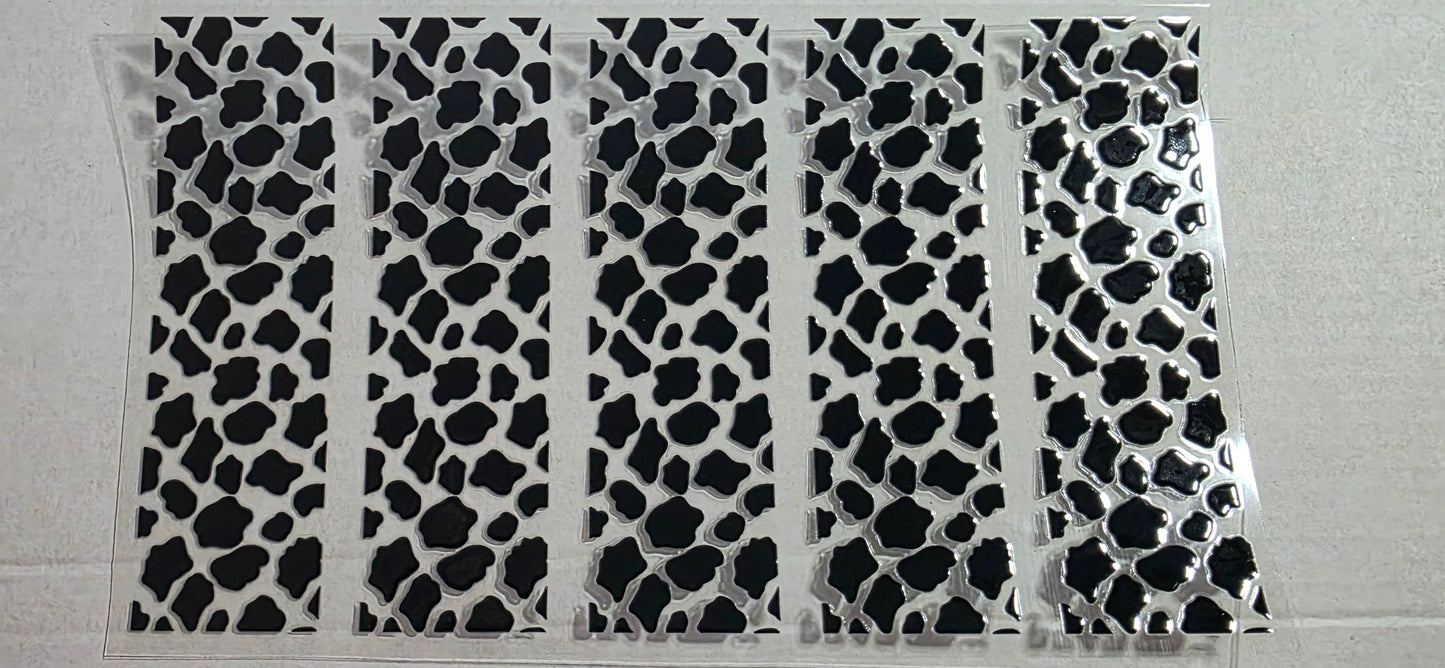 COW PRINT PEN DECAL