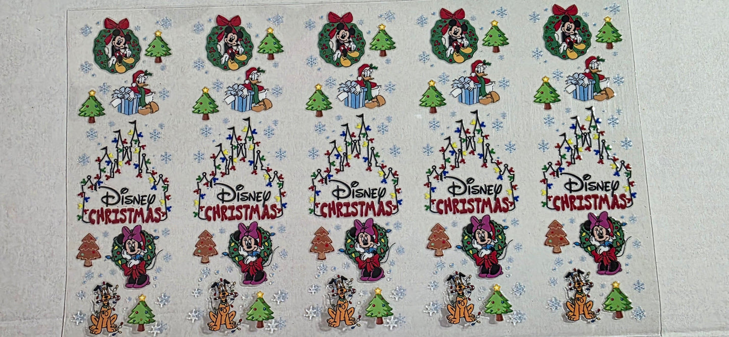 DISNEY CHRISTMAS PEN DECAL