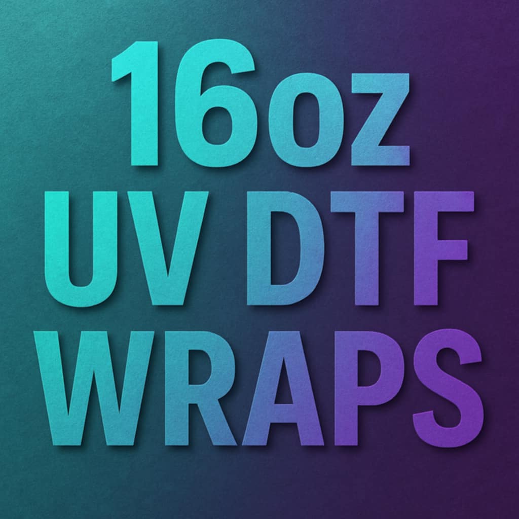 16oz UV DTF WRAPS