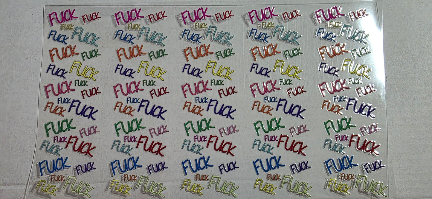 FUCK PEN DECAL