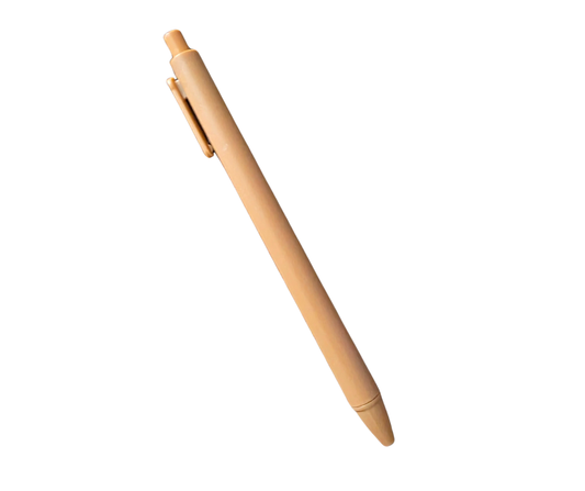 MEDIUM BROWN CLIP PEN