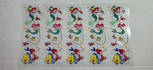 LITTLE MERMAID PEN DECAL