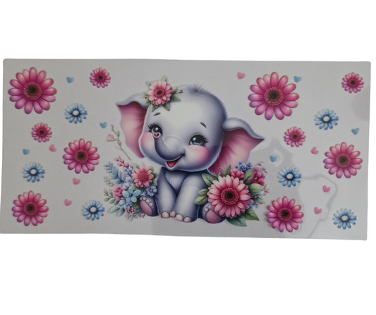 ELEPHANT WITH FLOWERS