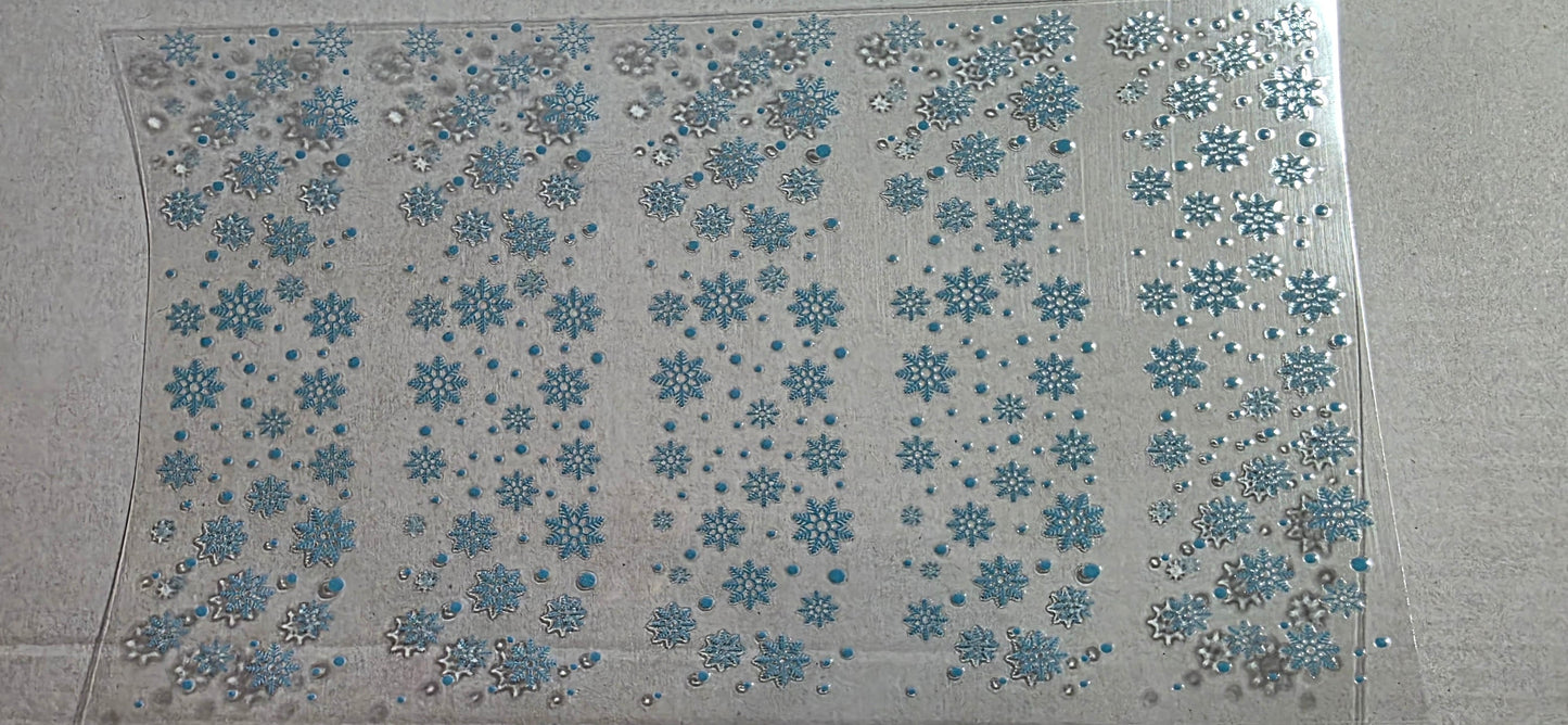 SNOWFLAKE PEN DECAL