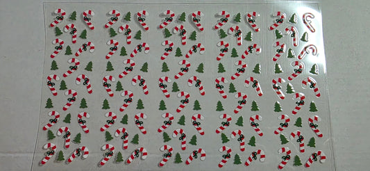 CANDY CANES PEN DECALS