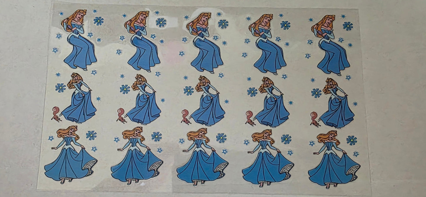 SLEEPING BEAUTY PEN DECAL