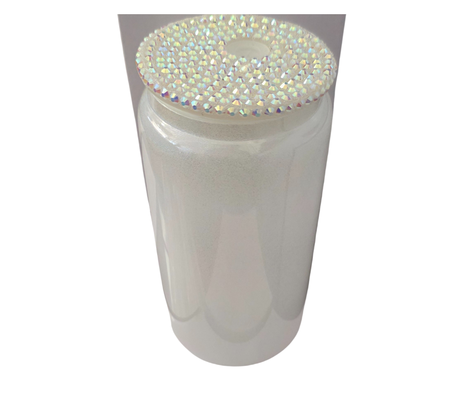 16oz WHITE BLING LID DECAL ONLY