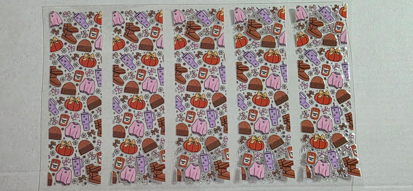 FALL THEME PEN DECAL