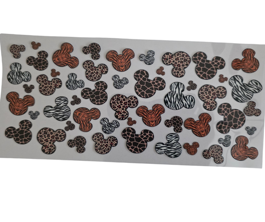 ANIMAL PRINT MICKEY CUTOUTS