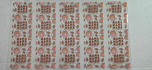 MAMA PUMPKIN PEN DECAL