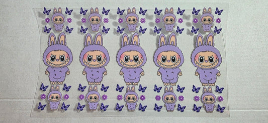 PURPLE LABUBU PEN DECAL