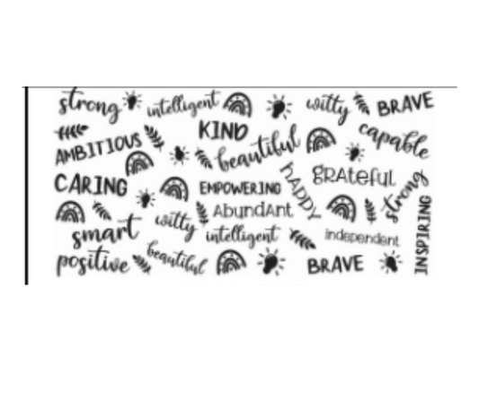 BEAUTFIFUL, KIND, BRAVE AFFIRMATIONS