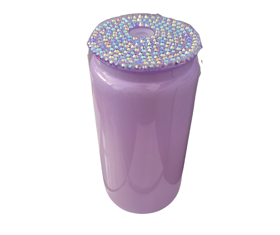 16oz PURPLE BLING LID DECAL ONLY