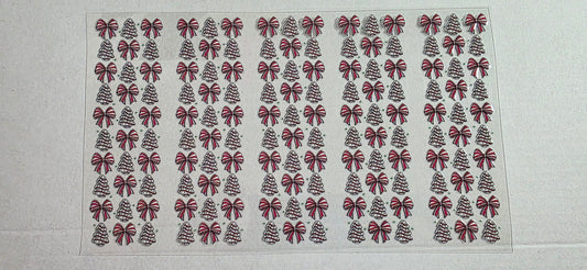 CHRISTMAS TREE CAKE PEN DECAL