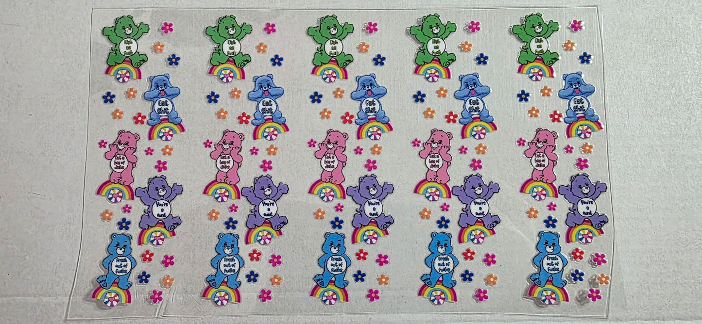 SWEAR BEARS PEN DECAL