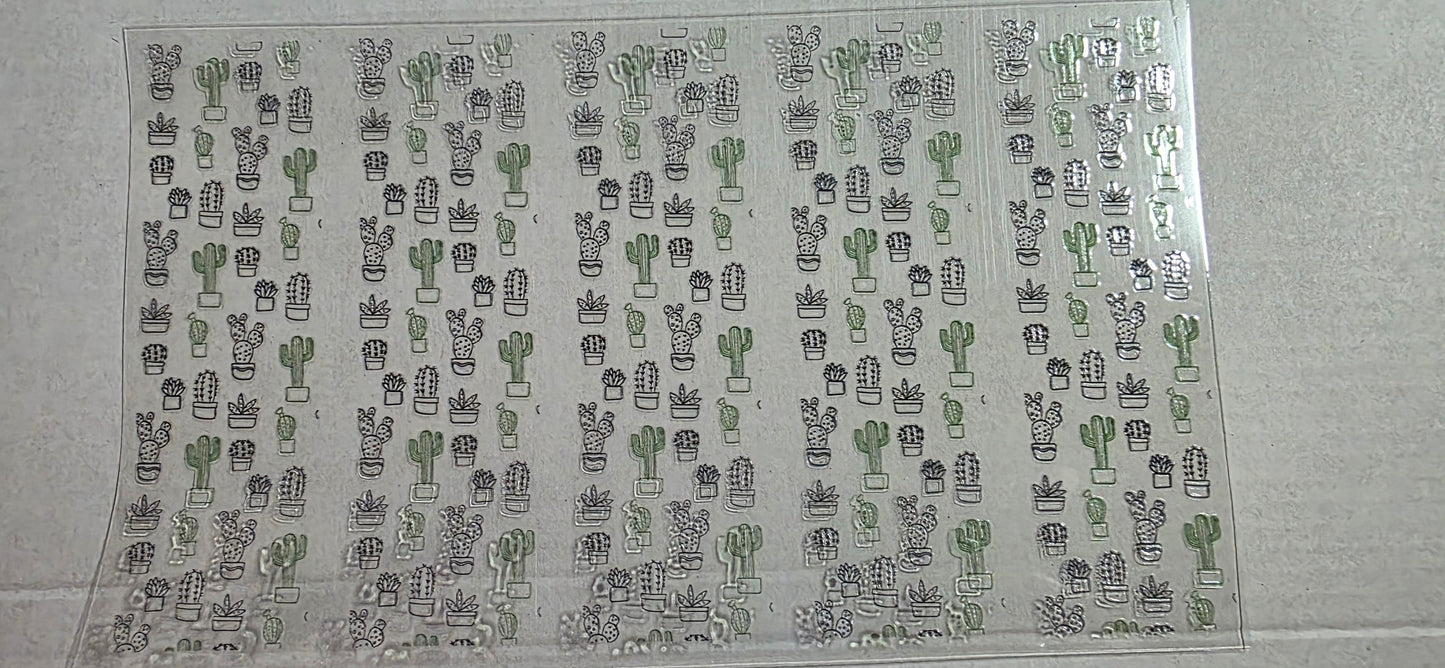 MINI CACTUS PEN DECAL