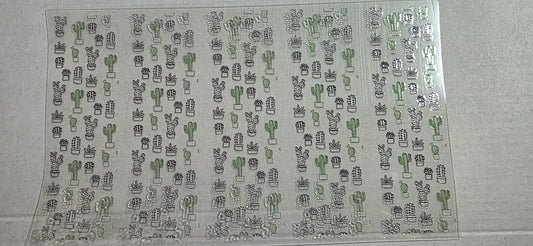 MINI CACTUS PEN DECAL
