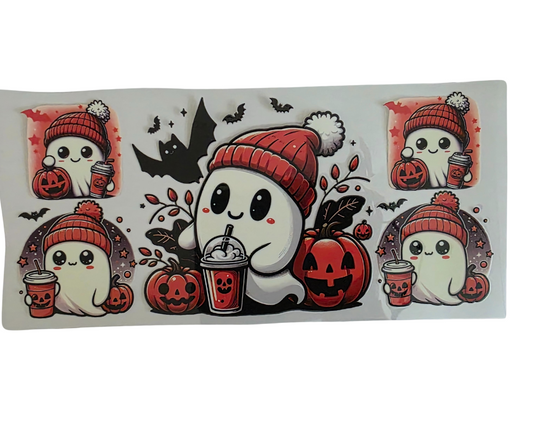 FALL GHOSTS WITH DRINKS