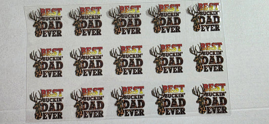 BEST BUCKING DAD PEN DECAL