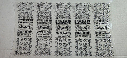 TALKING TO MYSELF PEN DECAL