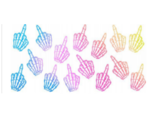 SKELETON MIDDLE FINGER