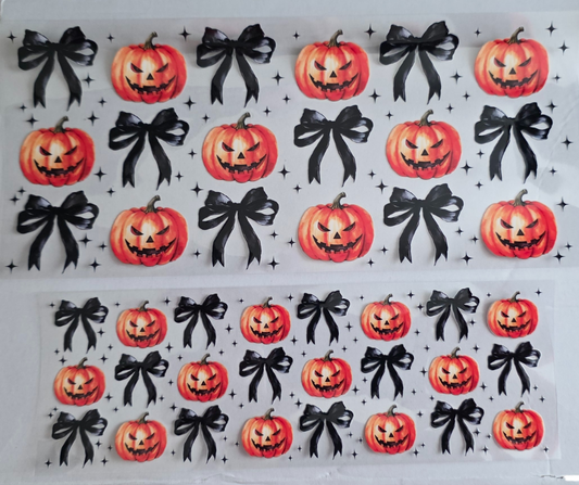 PUMPKINS & BLACK BOWS (40OZ)
