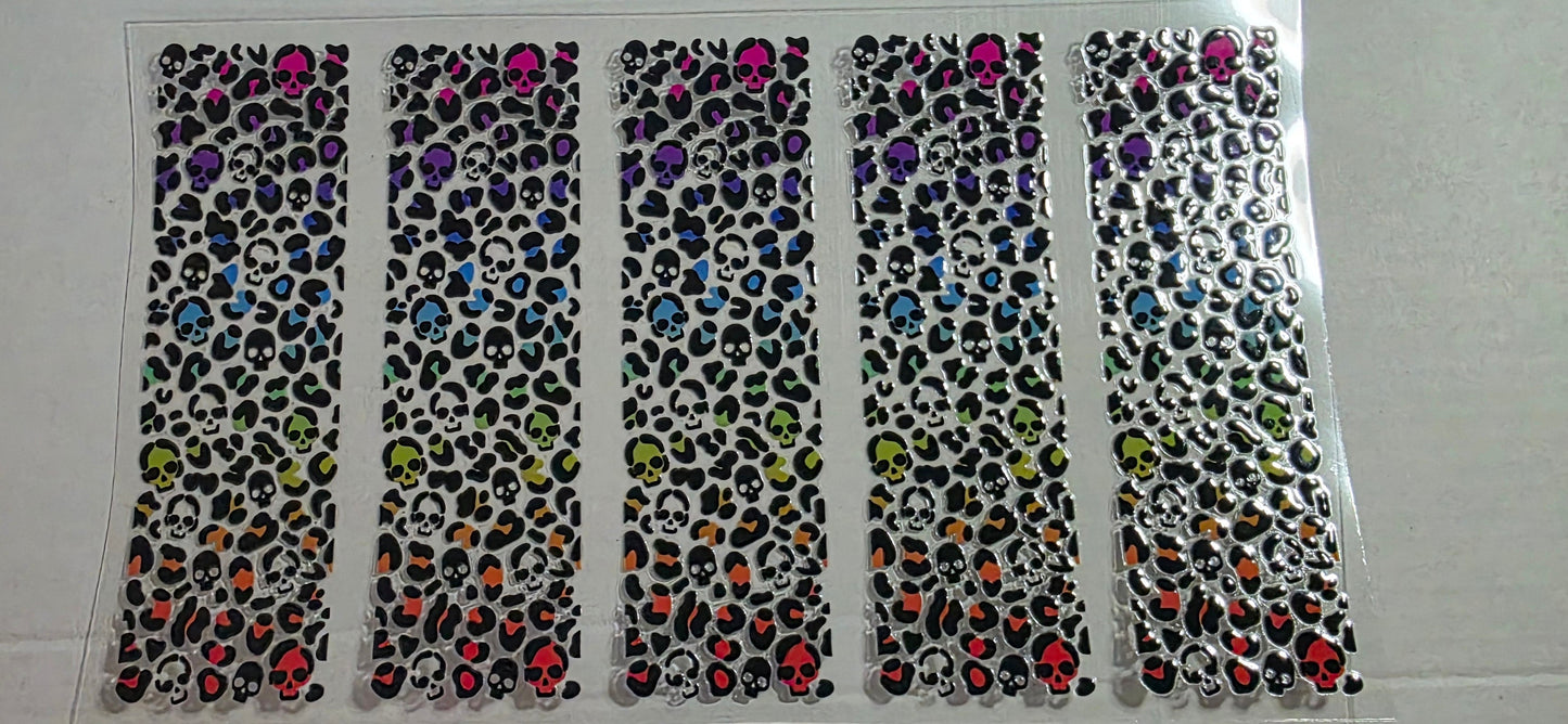 CHEETAH SKULL PEN DECAL