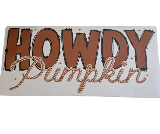 HOWDY PUMPKIN