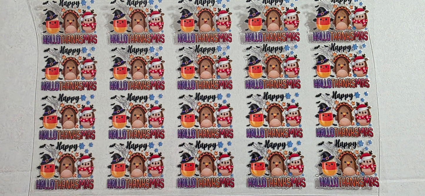 HALLOTHANKSMAS PEN DECAL