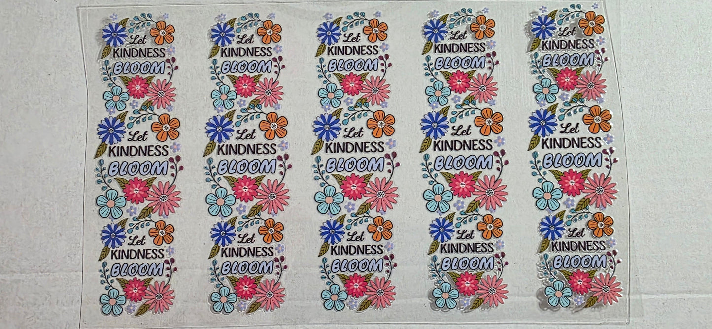 KINDNESS BLOOM PEN DECAL