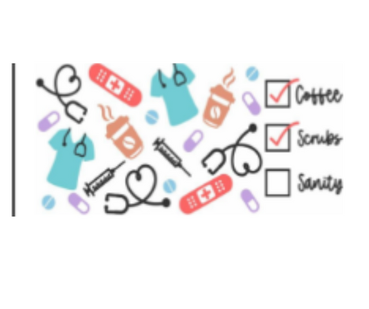 NURSE COFFEE SCRUBS SANITY