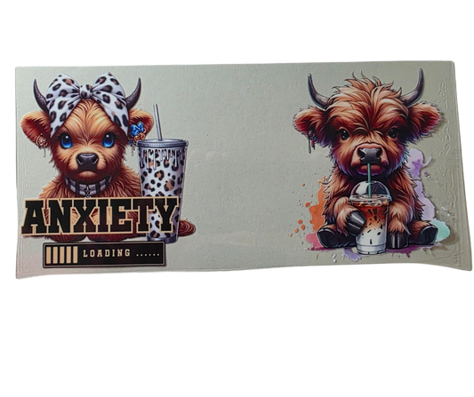 HIGHLAND COW LOADING ANXIETY